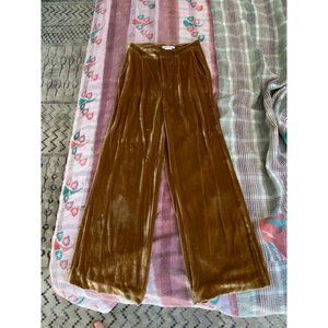 Reformation Wes Wide Leg Velvet Pant
